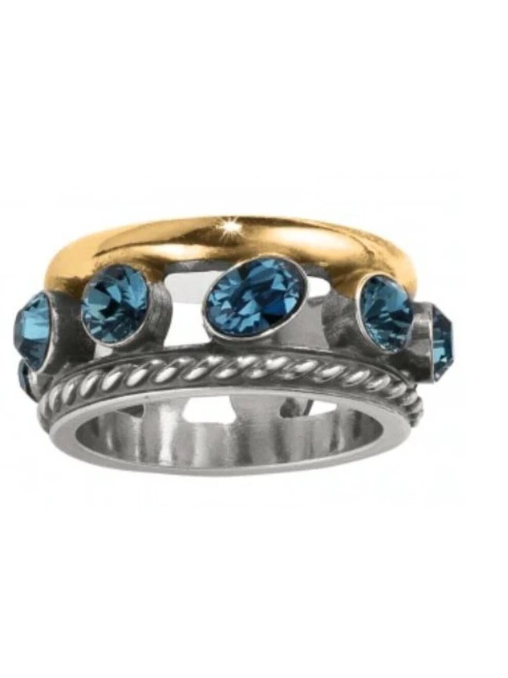 Brighton Neptune's Rings Gem band ring Size 7  NWoutlet tag